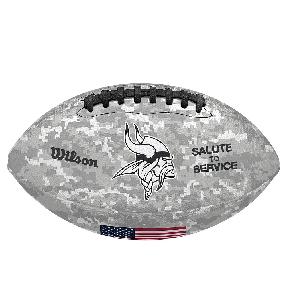 Hommage des Minnesota Vikings 2024 au service Wilson Pro Football