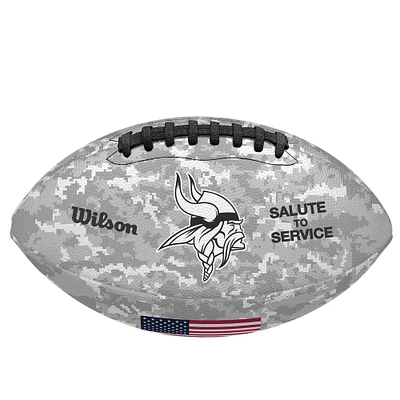 Hommage des Minnesota Vikings 2024 au service Wilson Pro Football