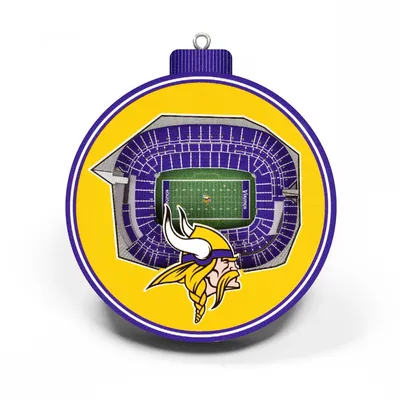 Minnesota Vikings 3D Stadium Ornament