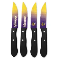 Minnesota Vikings 4-Piece Stainless Steel Steak Knife Set