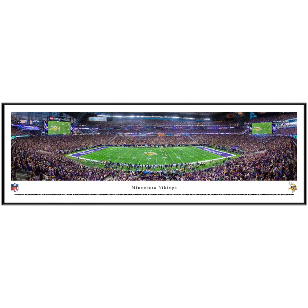 Minnesota Vikings 13.75'' x 40.25'' Skol Standard Frame Panoramic