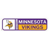 Minnesota Vikings 90'' x 23'' Team Logo Repositionable Wall - Decal