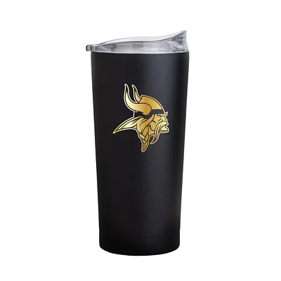 Minnesota Vikings Black Foil 20oz. Powder Coat Tumbler