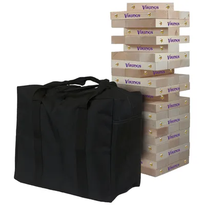 Minnesota Vikings Giant Wooden Tumble Tower Game