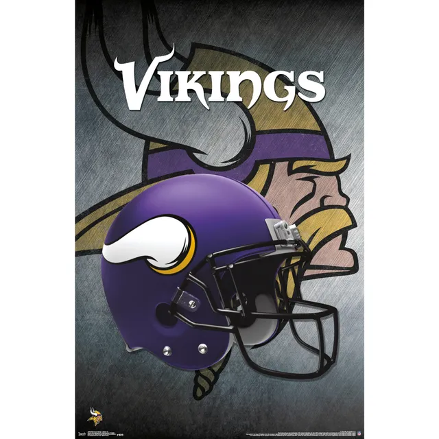 Lids Minnesota Vikings Helmet 22'' x 34'' Logo Poster