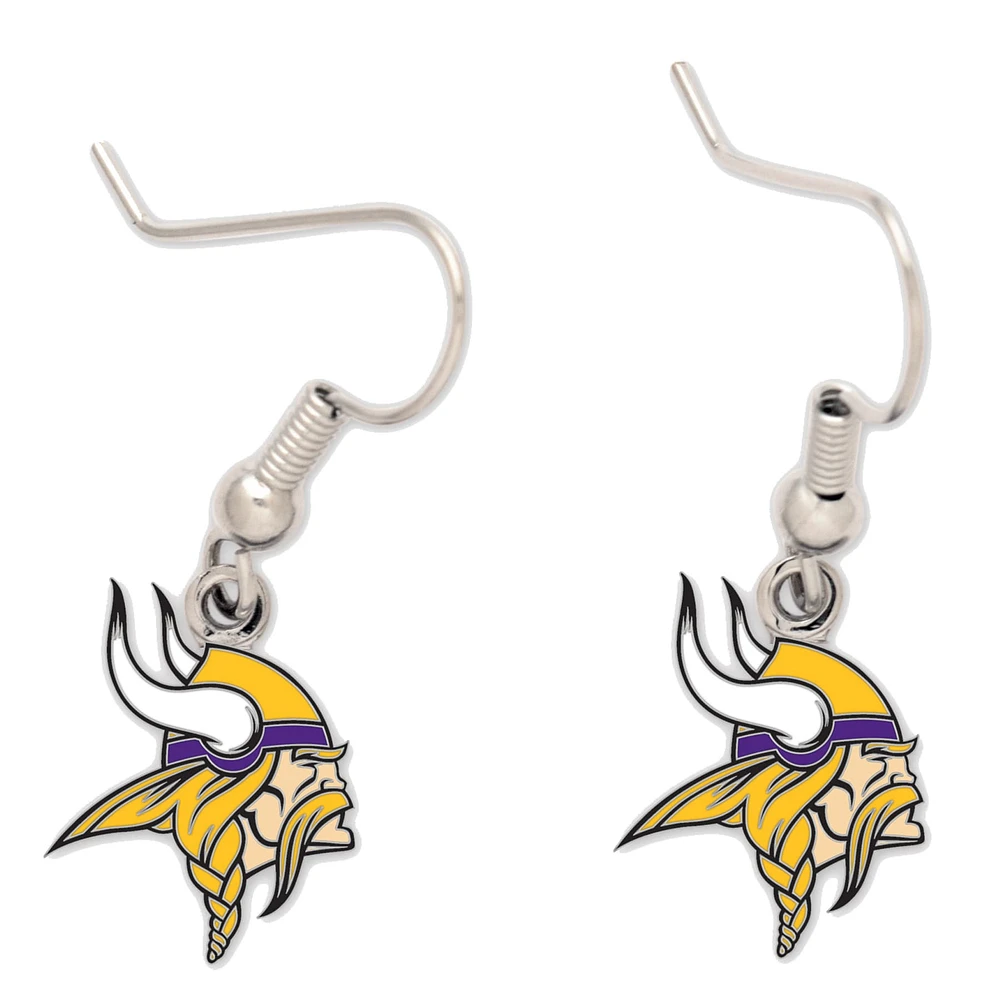 Minnesota Vikings Logo Wire Earrings