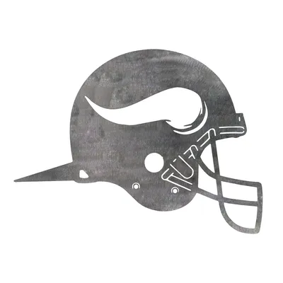 Minnesota Vikings Metal Garden Art Helmet Spike