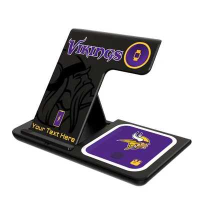 Minnesota Vikings Personalized 3-in-1 Charging Station
