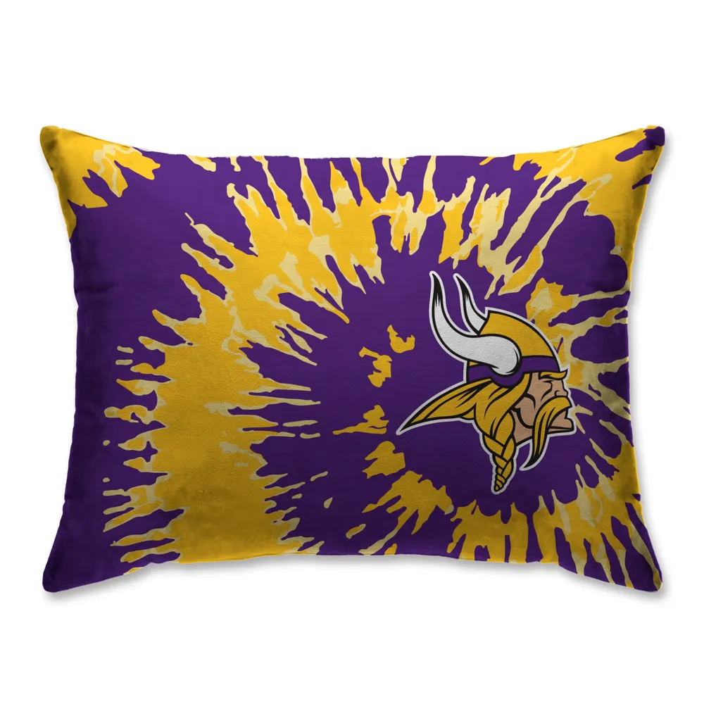 Lids Minnesota Vikings Tie Dye Plush Bed Pillow - Purple