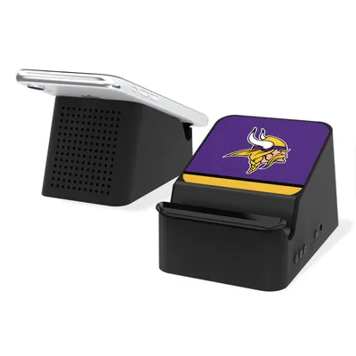 Minnesota Vikings Wireless Charging Station and Bluetooth Speaker