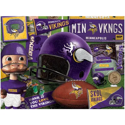 Minnesota Vikings Wooden Retro Series Puzzle