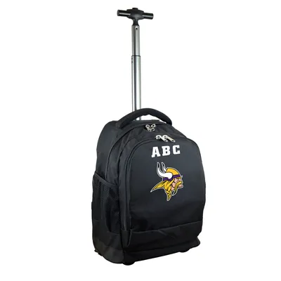 Minnesota Vikings MOJO 19'' Personalized Premium Wheeled Backpack