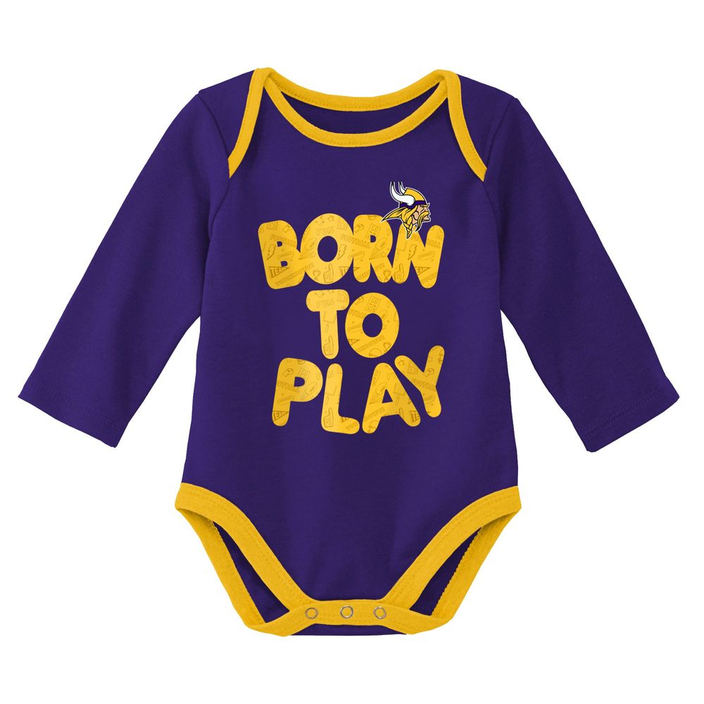 Infant Purple Minnesota Vikings Football T-Shirt