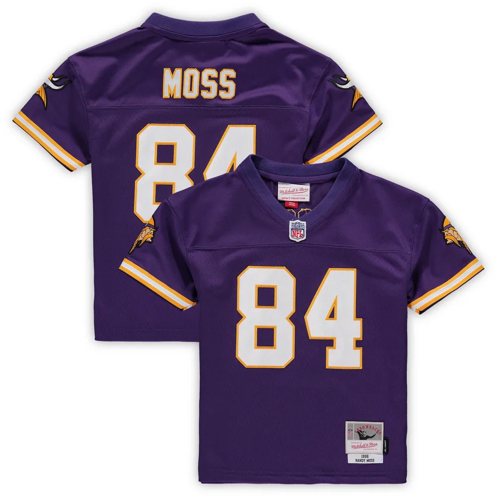 Mitchell & Ness Men's Randy Moss Purple Minnesota Vikings Legacy Replica Jersey