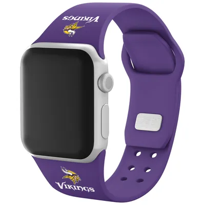 Minnesota Vikings Silicone Apple Watch Band - Purple
