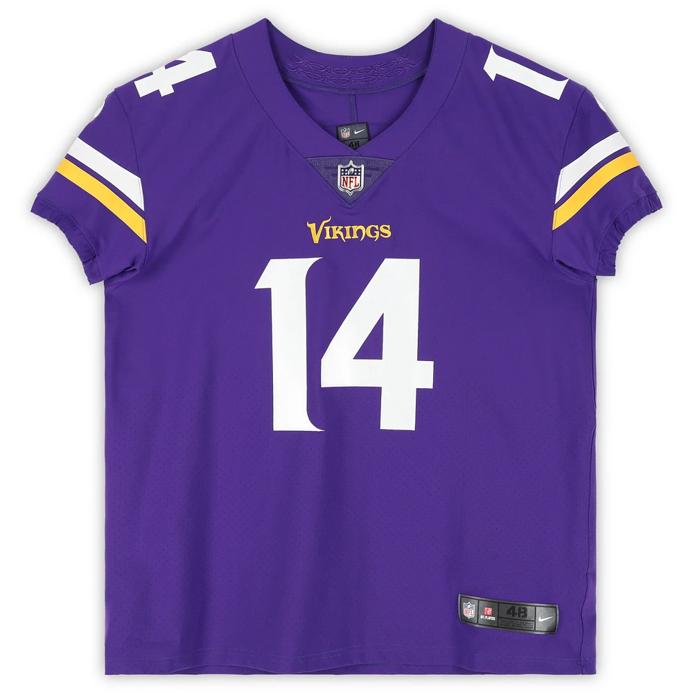 Maillot Nike Elite violet autographié par Sam Darnold des Minnesota Vikings