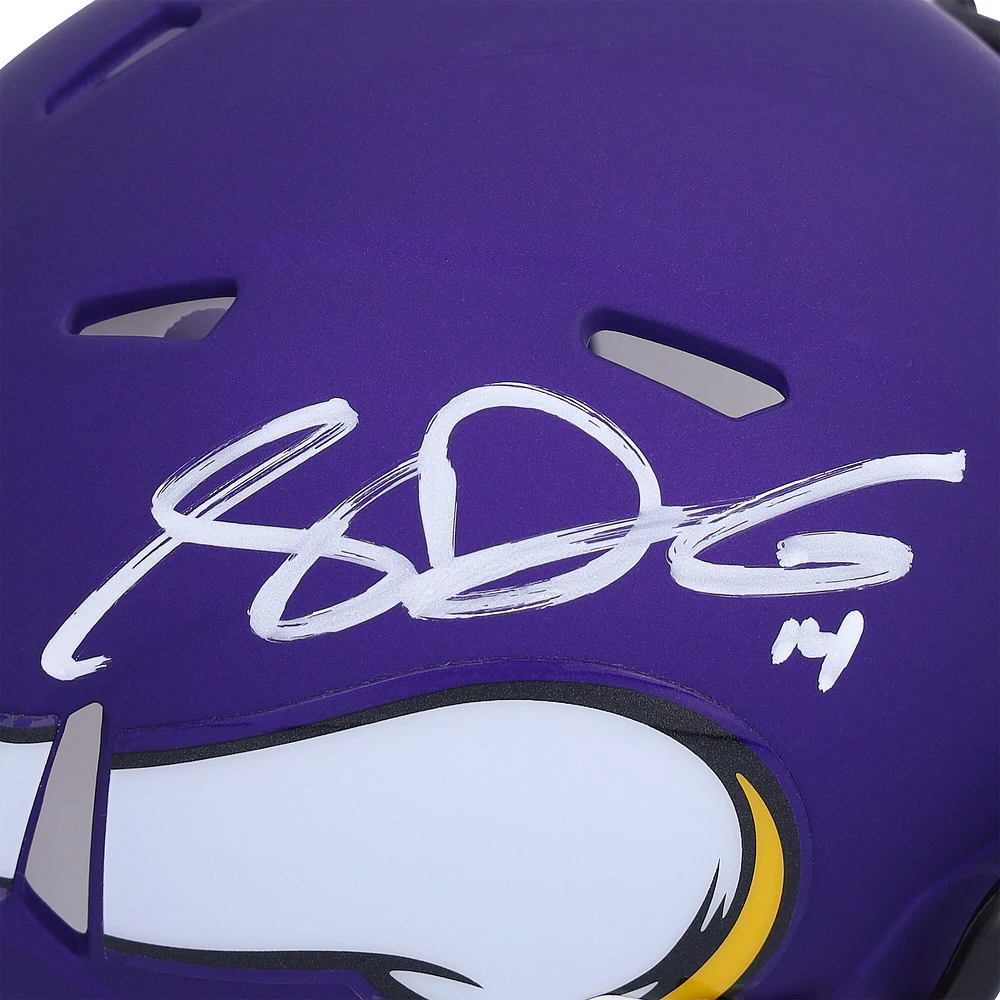 Sam Darnold Minnesota Vikings Autographed Riddell Speed Mini Helmet 