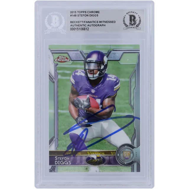 Lids Stefon Diggs Minnesota Vikings Autographed 2015 Topps