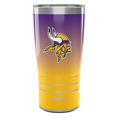 Tervis Vikings du Minnesota 20oz. Gobelet en acier inoxydable ombré