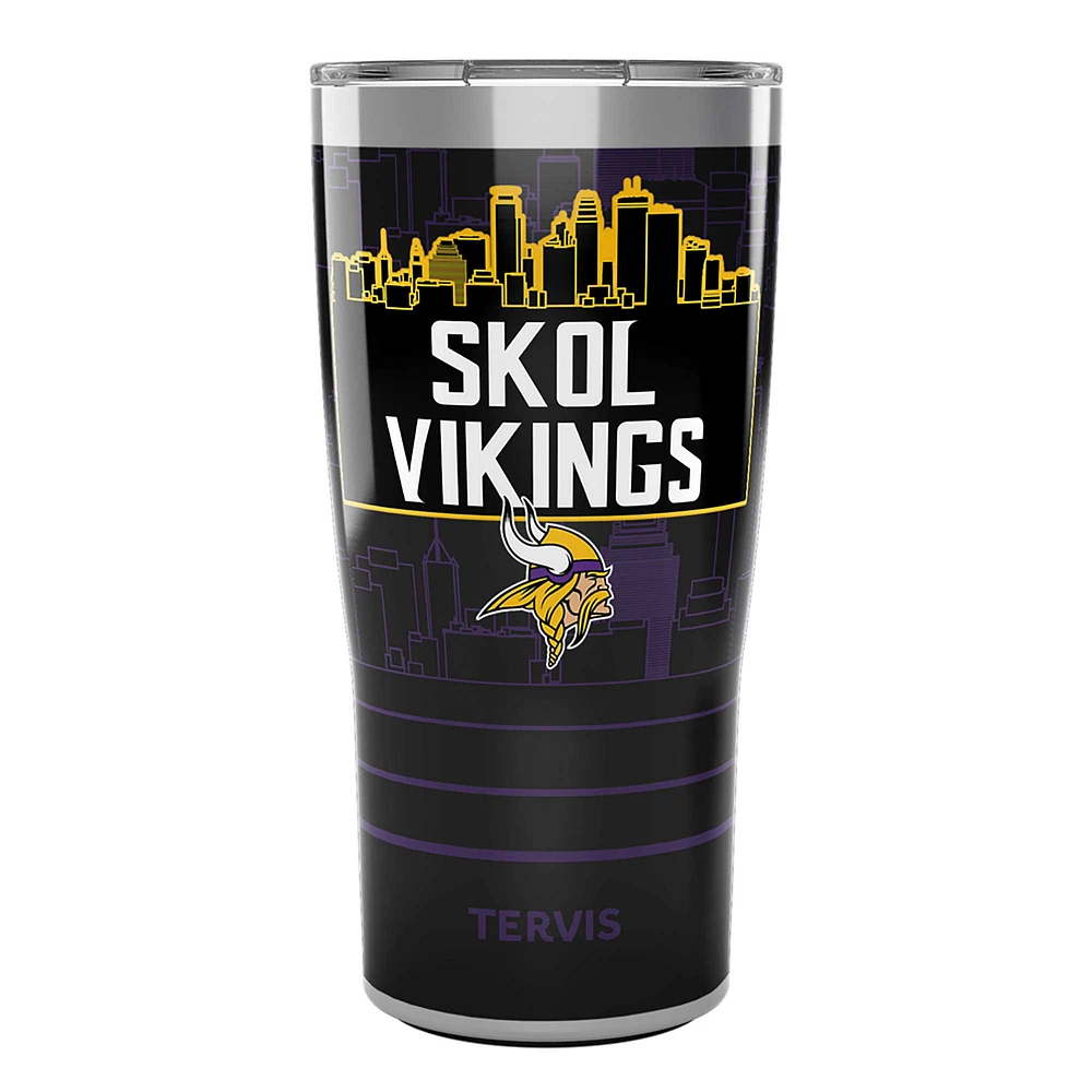 Tervis Vikings du Minnesota 20oz. Gobelet en acier inoxydable avec couvercle coulissant Skol Vikings