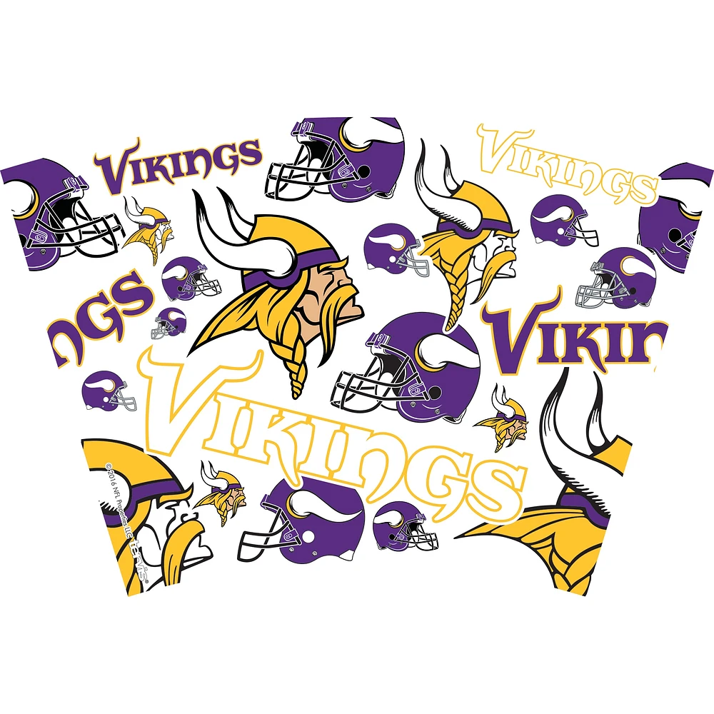 Tervis Minnesota Vikings NFL Lot de 2 allover et emblème