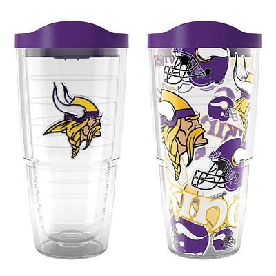 Tervis Minnesota Vikings NFL Lot de 2 allover et emblème