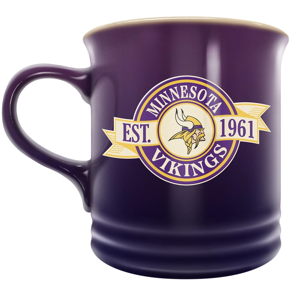 Le Sports Vault Minnesota Vikings 14 oz. Tasse en grès