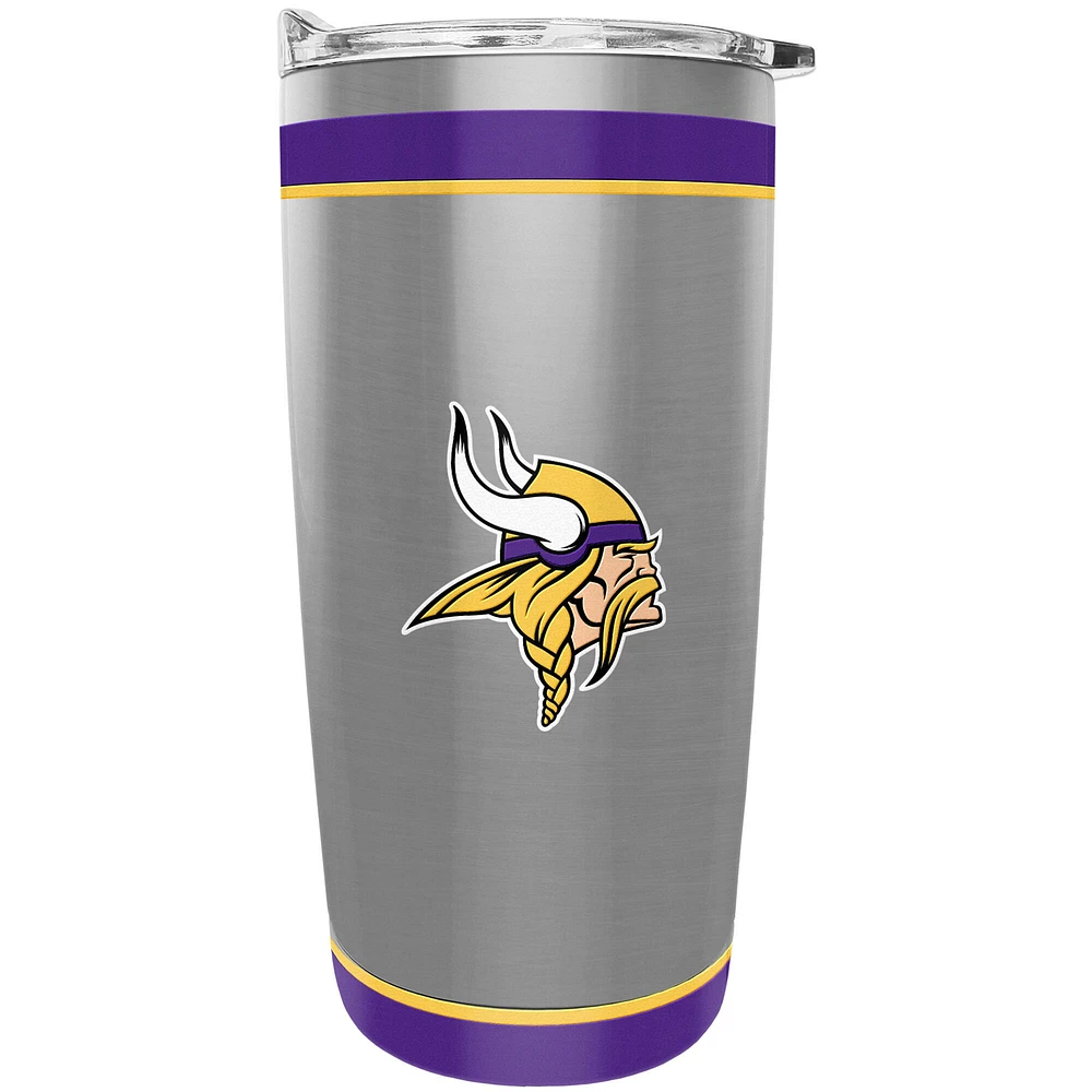 Le Sports Vault Vikings du Minnesota 20 oz. Gobelet en acier inoxydable