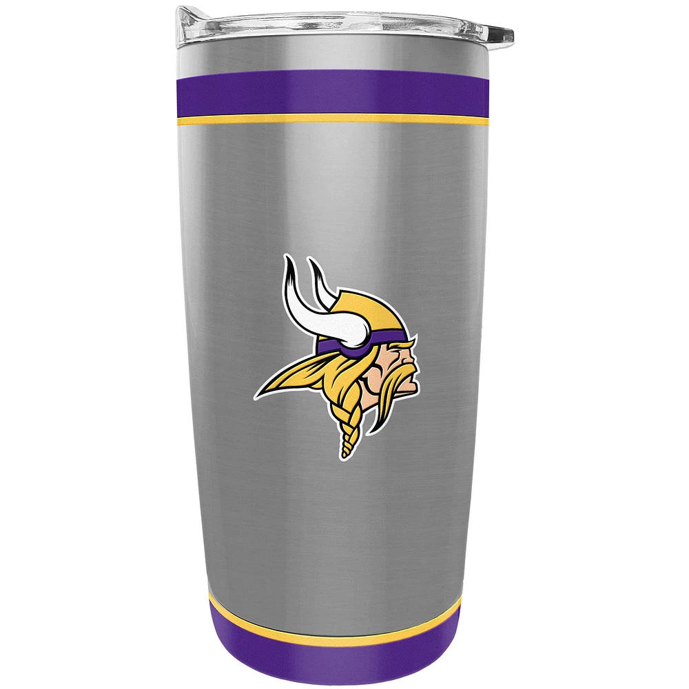 Le Sports Vault Vikings du Minnesota 20 oz. Gobelet en acier inoxydable