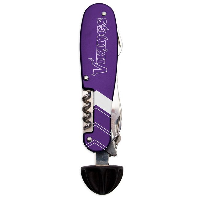 The Sports Vault Minnesota Vikings - Outil multifonction 8 pièces pour barman