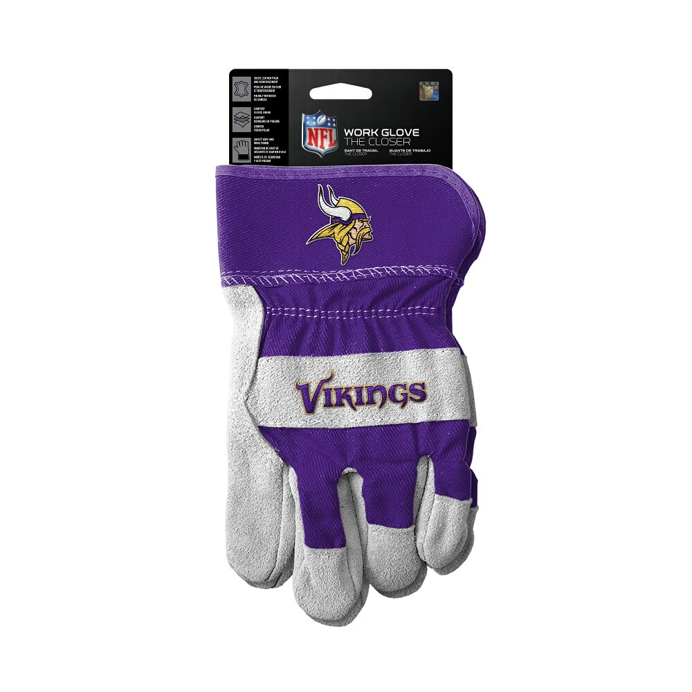 The Sports Vault Minnesota Vikings - The Closer Work Gloves