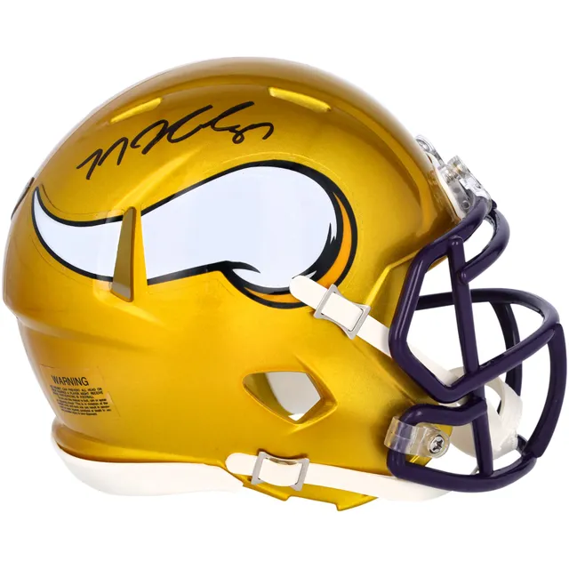 Lids T.J. Hockenson Minnesota Vikings Fanatics Authentic Autographed  Riddell Flash Speed Mini Helmet