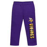 Toddler Minnesota Vikings Coin Toss Pullover Fleece Hoodie & Pants Set