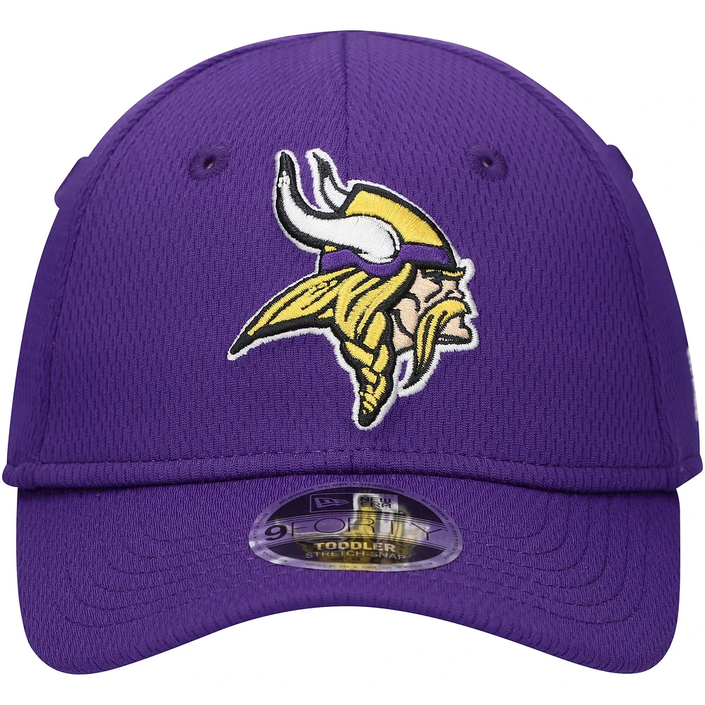 Toddler New Era Purple Minnesota Vikings Main 9FORTY Adjustable Hat