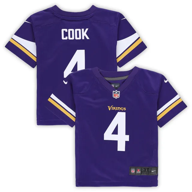 Nike Big Boys Dalvin Cook White Minnesota Vikings Team Game Jersey