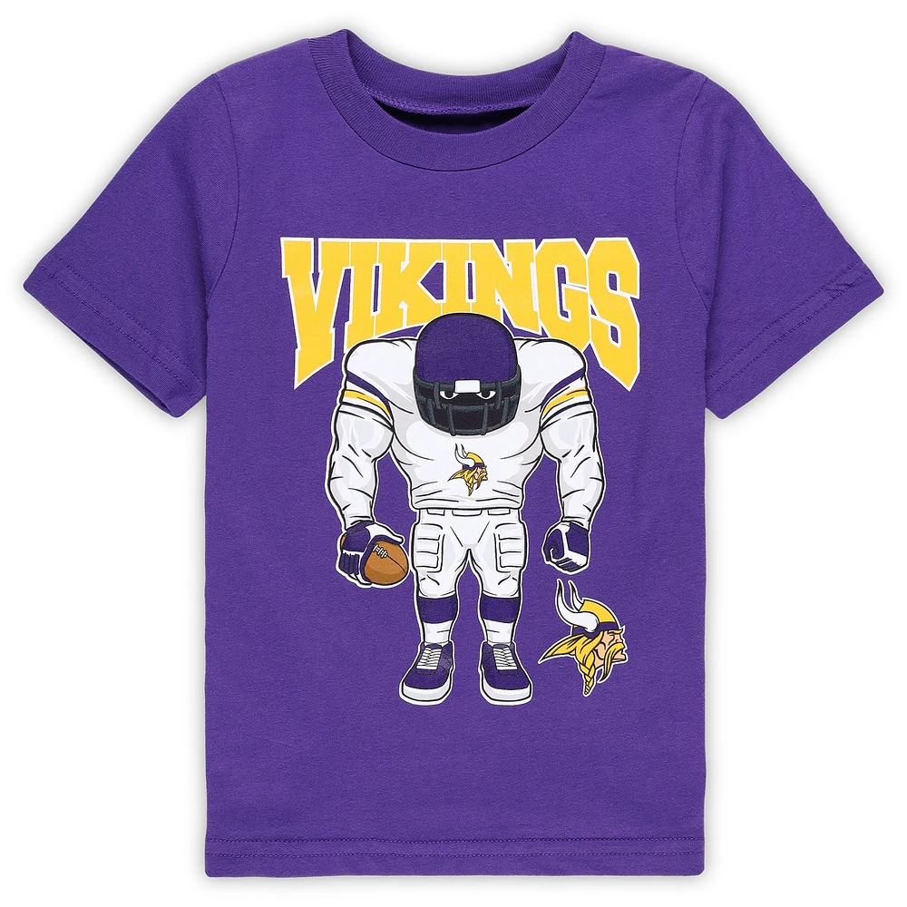 T-shirt violet pour tout-petits Minnesota Vikings Brute Squad