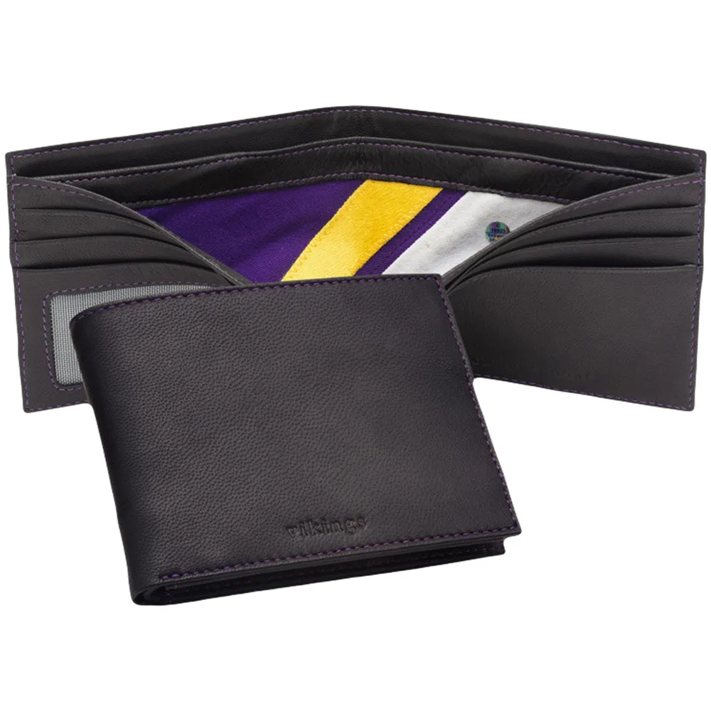 Lids Minnesota Vikings Tokens & Icons Game-Used Uniform Leather Wallet