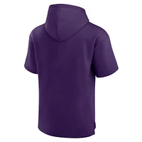 Sweat à capuche unisexe manches courtes Fanatics Purple Minnesota Vikings Elements Ready