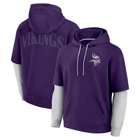 Sweat à capuche unisexe Fanatics violet Minnesota Vikings Sleek Elements