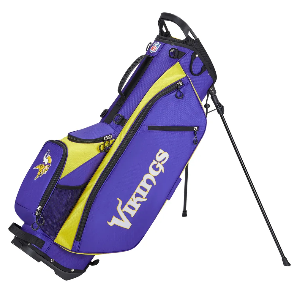 Minnesota Vikings Wilson Carry Golf Bag - Purple/Gold