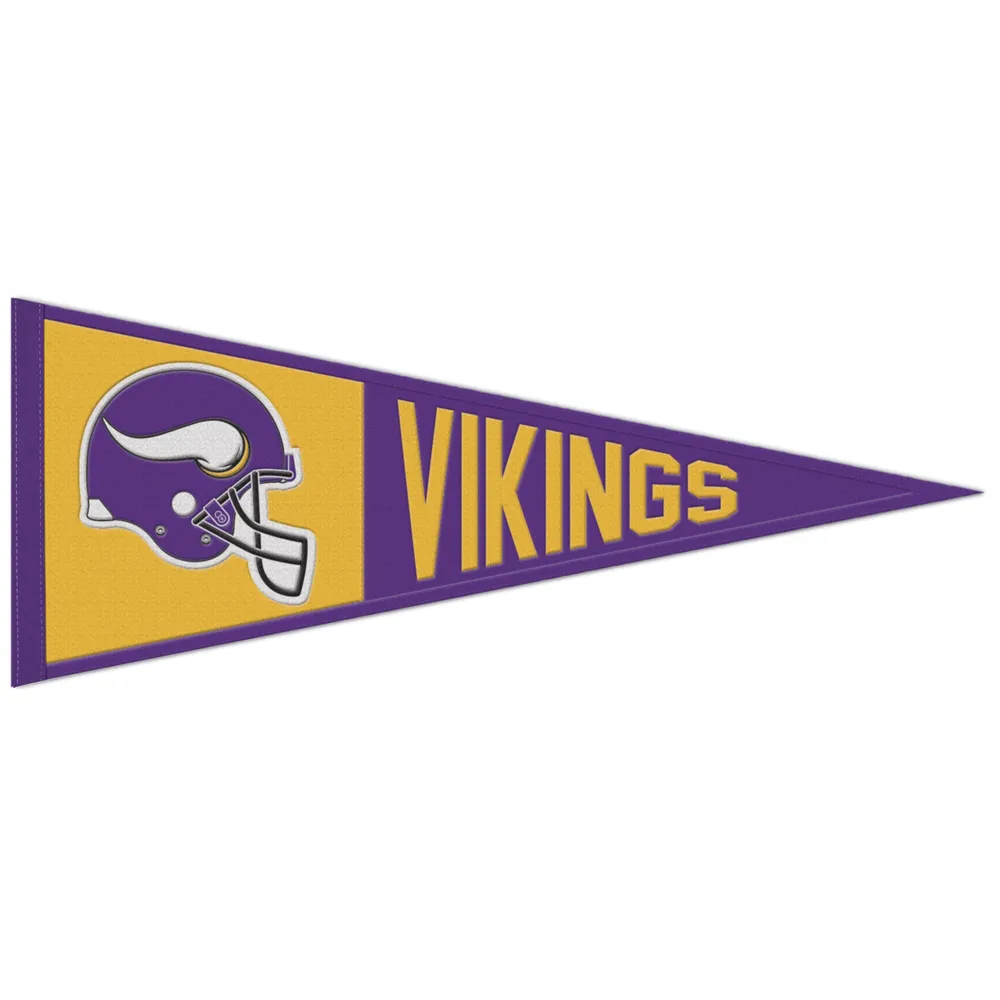 Lids Minnesota Vikings WinCraft 13 x 32 Retro Logo Pennant