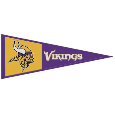 WinCraft Minnesota Vikings 13" x 32" Fanion avec logo principal