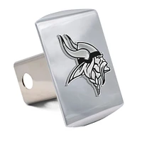 WinCraft Minnesota Vikings Premium Metal Chrome Universal Hitch Cover