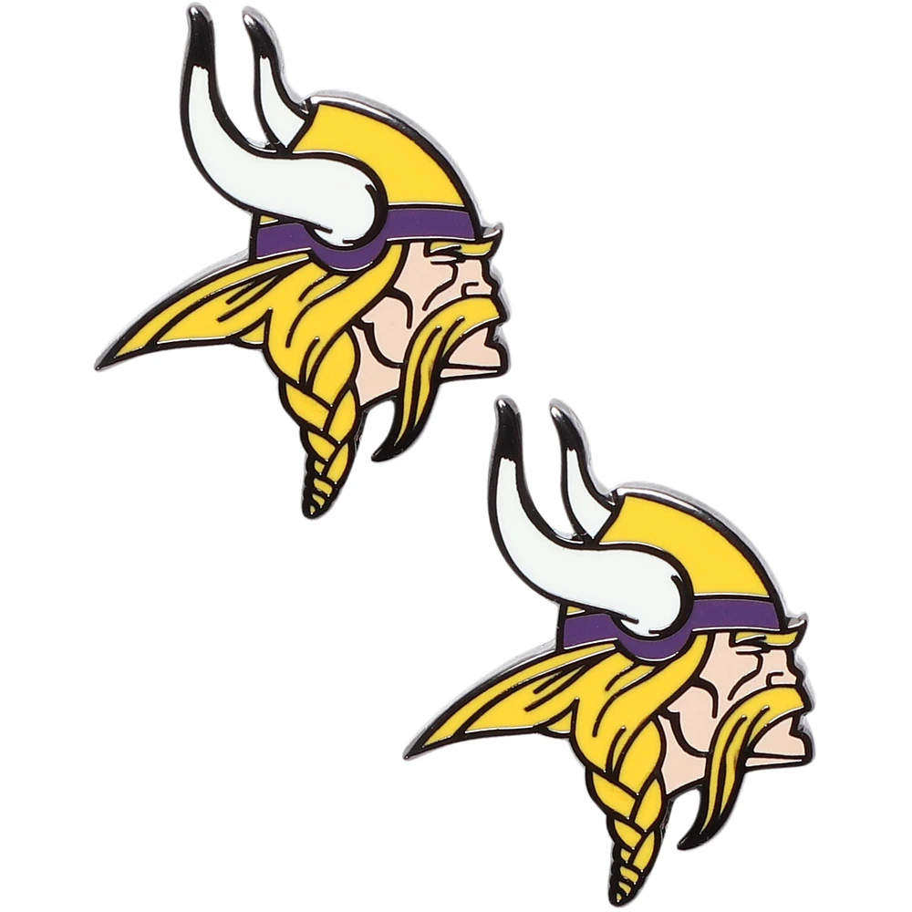 WinCraft Minnesota Vikings Team Post Earrings