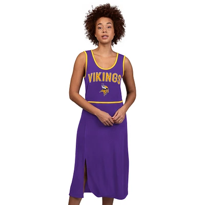 Women's G-III 4Her by Carl Banks  Purple Minnesota Vikings Center Field Maxi Dress