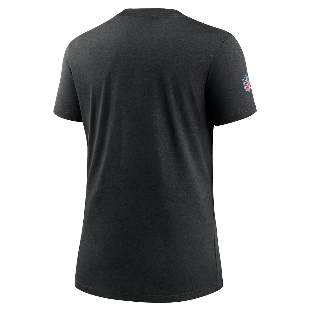 Women's Nike  Black Minnesota Vikings Impact Legend Sideline Performance T-Shirt