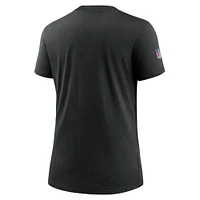 Women's Nike  Black Minnesota Vikings Impact Legend Sideline Performance T-Shirt
