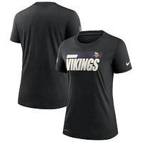 Women's Nike  Black Minnesota Vikings Impact Legend Sideline Performance T-Shirt