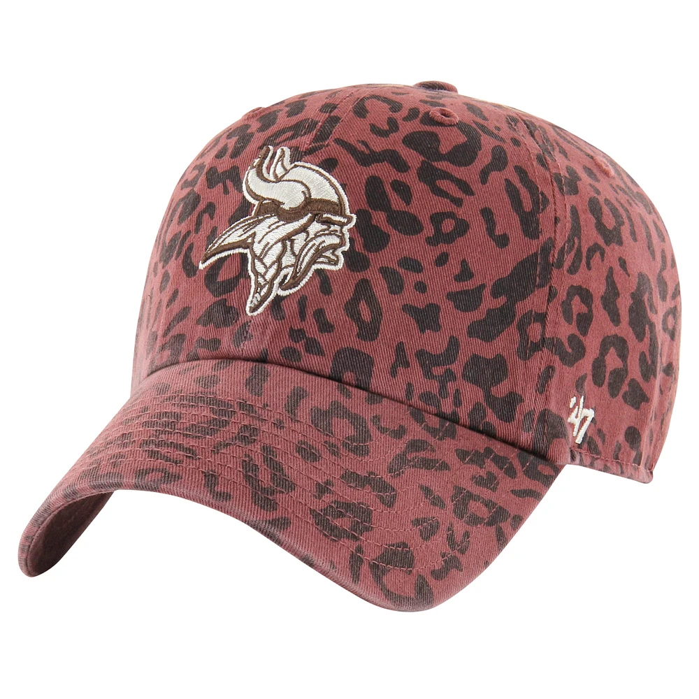 Casquette réglable '47 marron Minnesota Vikings Tawny Clean Up pour femmes