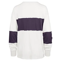 Women's '47 Cream Minnesota Vikings Clubhouse Pride Taylor Long Sleeve T-Shirt